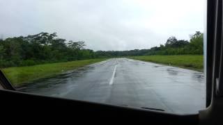 Aproximacion completa Buenaventura Satena, lluvia