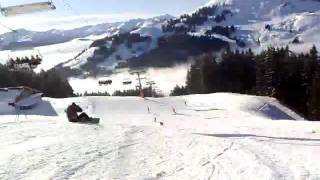 Skiing in Soll, Austria