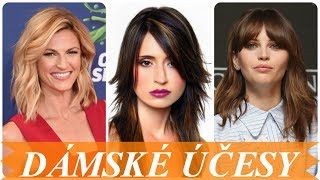 Dámské účesy postupně sestříhané vlasy