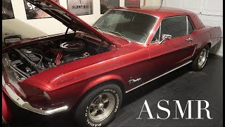 ASMR On & Inside My 1968 Ford Mustang.