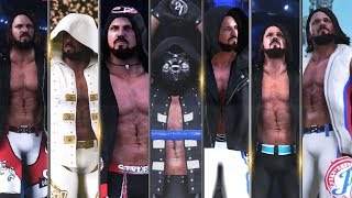HIGHEST RATED WWE 2K18 AJ STYLES Creations Feat. NJPW, TNA IMPACT, Smackdown & RAW.
