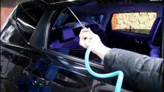 Чистка и смазка направляющих боковых стекол на Nissan Qashqai 2,0 4WD Ниссан Кашкай 2008 года