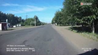 Момент смертельного ДТП с пешеходом на ул. 3-я Молодежная (03.07.2017)