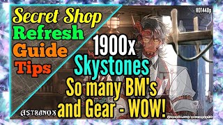 EPIC SEVEN Secret Shop Refresh (1900 Skystone=BM?) Covenant Bookmarks & Gear! Epic 7 [Guide & Tips]