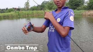 New Fishing Technique - Awesome Children Hook Big Fish With Weebass Knot | Cambo Trap Fishing
