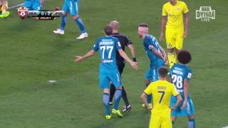 РФПЛ. Премьер-лига 2016/2017. 3-й тур. Зенит-Ростов (3:2). Обзор матча.