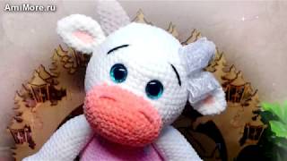 Амигуруми: схема Коровка Мила. Игрушки вязаные крючком - Free crochet patterns.
