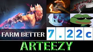 Arteezy [Anti-Mage] RTZ Mode Always Farm Better ► Dota 2 7.22c