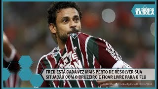 Fred está próximo de resolver pendência com o Cruzeiro e fica próximo do Flu. Presidente dá pistas