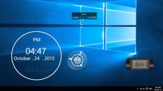 How to show multiple clocks on multiple desktops in Windows 10