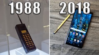 Evolution Samsung Phone 1988-2018 History