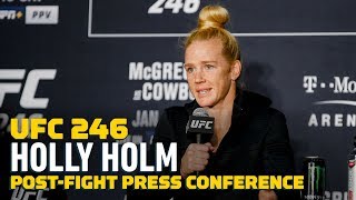 UFC 246: Holly Holm Post-Fight Press Conference - MMA Fighting