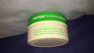 Wunderwaffe gegen Augenringe / Peter Roth detox eye patches / nie wieder geschwollene Tränensäcke