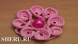 Цветок с лепестками в виде сердечек Урок 118