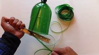 Ручной  БУТЫЛКОРЕЗ  2.0 дополнение   Применение  ПЭТ ленты