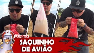 TESTANDO O SAQUINHO DE VÔMITO DO AVIÃO