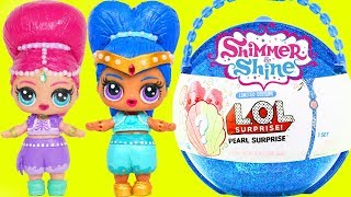 LOL Surprise Dolls Big Ball Shimmer and Shine + Custom Punk Boi Summer Series Part