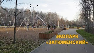 Полный круг по экопарку "Затюменский" (Тюмень), конец октября 2018 года