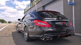 BRABUS 850 6.0 Biturbo CLS Shooting Brake - Brutal SOUNDS!