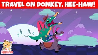 Travel Through The World | Means of transportation for kids | HiDino Kids Songs With Fun Stories