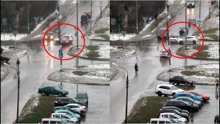 ДТП в Серпухове. Типовые  аварии в том же месте с разницей в три часа... 11 декабря 2017г.