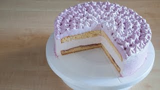 Торт с йогуртовым суфле - очень вкусный и нежный