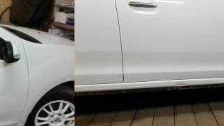 удаление вмятин на пороге Новый Renault Logan!