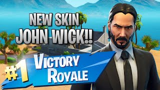 New John Wick Skin!! 10 Elims!! - Fortnite: Battle Royale Gameplay