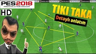 PES 2018 İYİ OYNAMA TAKTİKLERİ | TİKİ TAKA