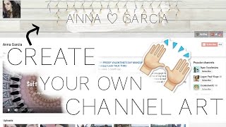 How To Make A YouTube Banner / Channel Art Using PicMonkey!