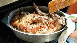 Кролик в вине Как приготовить кролика в духовке Кролик тушеный в вине Блюда из кролика рецепты приго