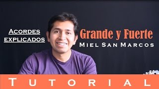 Grande y Fuerte - Miel San Marcos (Tutorial guitarra)