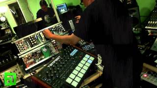 Eurorack modular, DSI Tempest improv mankato filter roland system 1m
