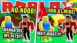 NOOB DISGUISE TROLLING!! *GONE WRONG* BULLY HAS BEST PETS IN ROBLOX BUBBLEGUM SIMULATOR! [UPDATE 28]