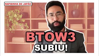 BTOW3 B2W COMPRA SUPERMERCADO NOW! AÇÃO BTOW3 SUBIU | RAPIDINHA DO JAPÃO #118