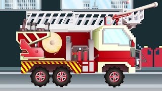 Fire truck | Pipo and his tow truck | Cartoon for children like Minecraft