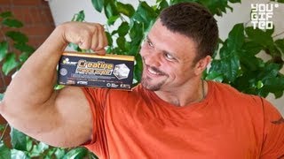 Больше силы и массы вместе с креатином. Саша Щукин.