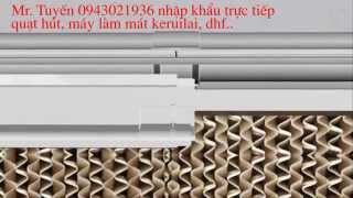 Hệ thống làm mát bằng tấm làm mát cooling pad.