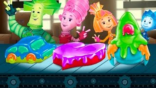 Фиксики новые серии - На кухне Симка и Нолик готовят Торт в мультик игре