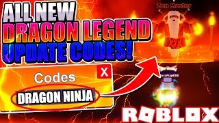 ALL NEW *DRAGON LEGEND* CODES in NINJA LEGENDS UPDATE! (Roblox Codes)
