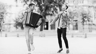Miley Cyrus - Wrecking Ball ( MODERN FLY) Button accordion and violin cover version. Ukrainian guys.