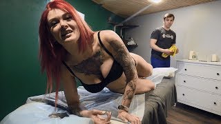 Массаж для похудения! Трансформация Цкирии