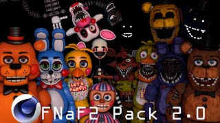Cinema4D FNaF2 Pack V2