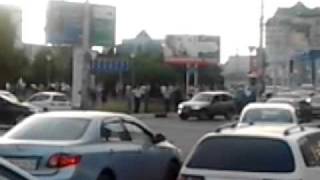 Цыган на BMW X5 протаранил Lexus RX330 и сгорел