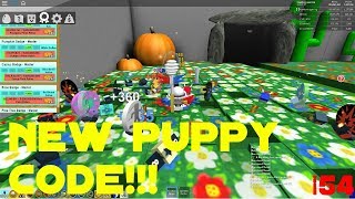 NEW *OP* PUPPY CODE!!! GET ASAP!!! ROBLOX BEE SWARM SIMULATOR!!! #54