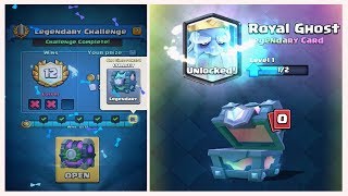 12:2 LEGENDARY CHALLENGE! FREE ROYAL GHOST! CLASH ROYALE POLSKA
