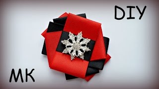 Брошь из репсовых лент, Мастер-класс / Brooch of grosgrain ribbon, Tutorial