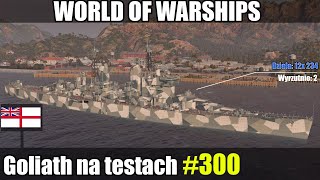Goliath - World of Warships - Testy i gameplay.