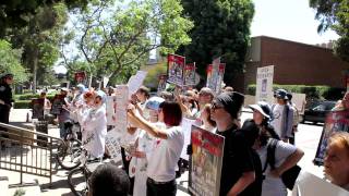 Anti-Vivisection Protest at UCLA, Edythe London & David Jentsch Home Demos Animal Experiments
