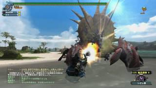 【MHF】真冥雷銃【金糸雀】の徹甲弾超速射で遊んできました☆